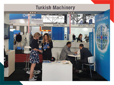 Turkish Machinery war auf der Fachmesse Aquatech Amsterdam